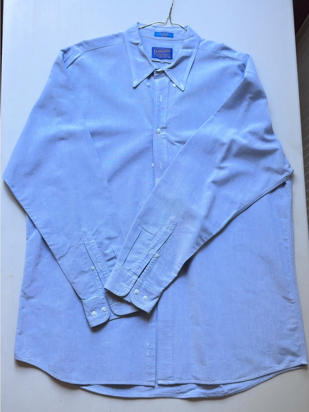 Pendleton Light Blue Men's Button-Down Dress Shirt